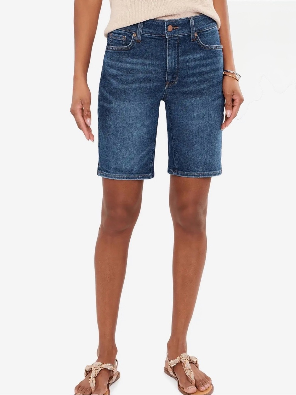 NYDJ Ella Denim Bermuda Shorts 16